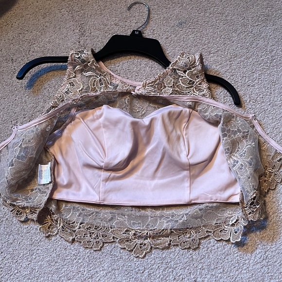 As U Wish pink and gold two piece dress - Picture 4 of 14